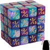 48 PCS MTG Counter Dice Magic The Gathering Counters Status Tokens Starry Sky Life D6 Dice Set for MTG Cards Game Night Accessories (Turquoise&Lilac, Navy&Purple)