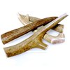Mountain Dog Chews - Small Whole Deer Antler 6 Pack - Deer Antler Dog Chew - Grade A Premium - Organic - Made in USA - No Mess