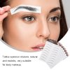 FZLMYANGNDQZ 6 Pcs Eyebrow Stickers Waterproof Eyebrow Tattoo Stickers Replaceable Fake Eyebrows for Women and Girls
