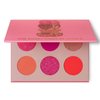 Juvia's Place Palette The Sweet Pinks - Deep Fuchsia, Soft & Sweet Pink, Shades of 6, Pressed Pigments Palette, Professional Makeup, Pigmented Pan Palette, Makeup Palette for Color & Shine