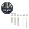 ROSEBUD 50Pcs Wig Clips 32mm Snap Clips For Hair Extension Tools U-Shape 6 Teeth Hair Extensions Clip Brown