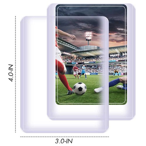 30 Count Toploaders Card Sleeves for Trading Card, Hard Card Sleeves Top Loaders Baseball Card Protector Holder Compatible with Game Cards, Sports, Football Cards