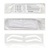 Permanent Makeup Eyebrow Auxiliary Stickers,Airbrush Brow Stickers Stencils Shape Tape,Brow Shaping Mapping Guide Tool, Disposable Adhesive Eyebrow Template Sticker (1 Pack -10 Pairs Type B)