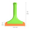 Gomake Small Silicone Squeegee Window Shower Squeegee,Auto Water Blade Squeegee for Shower Glass Door,Car Windshield, Window, Mirror, Bathroom,Countertop Cleaning