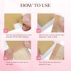 GOO GOO Hair Extension Tape Double Sided Adhesive Replacement Tape, Professional Strong Tapes for Tape in Hair Extensions 180pcs, 1.6 * 0.3inch per Piece
