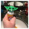 2023 New Baby Yoda Toothpaste Cap Yoda Toothpaste Hat Dispenser Baby Yoda Toothpaste Topper Toothpaste Squeezer for Children and Adults Catoon Funny Toy Model Bathroom Supplies Decorations Kids Gift
