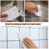 20 Pieces White Scrubbing Pad Non Woven Pads Scouring Pad Non Scratch Multipurpose Scouring Sponge Abrasive Hand Pad Multi Surface Scrubber Pads for Cleaning Polishing (4 x 6 Inch)