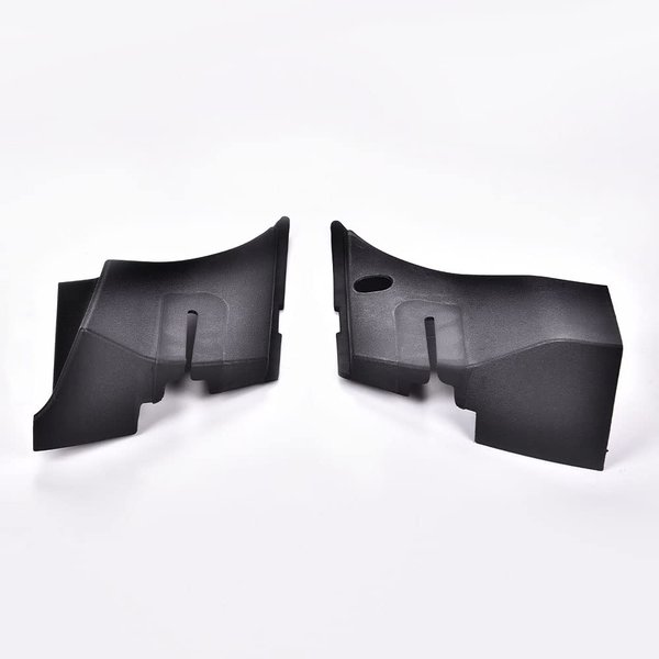 PIT66 Windshield Wiper Cowl End Panel, Compatible with 2007-2013 Chevy Silverado Truck 1500 2500 3500