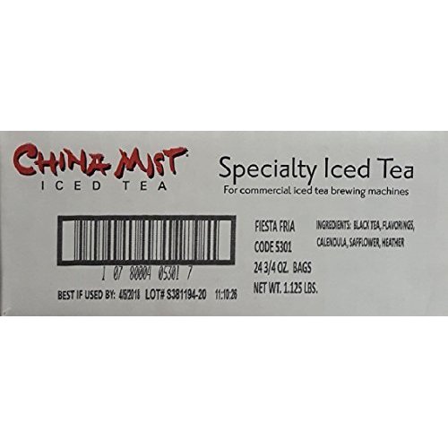 China Mist, Fiesta Fria Black Loose Tea Bags, 24 - 3/4 oz