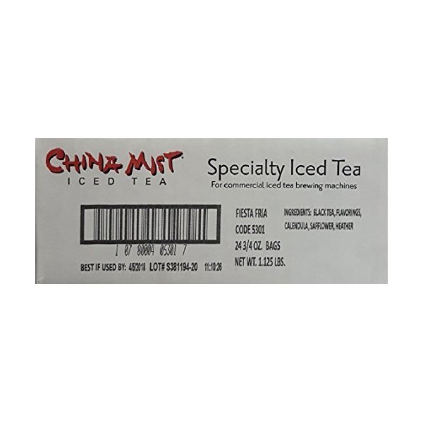 China Mist, Fiesta Fria Black Loose Tea Bags, 24 - 3/4 oz