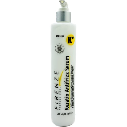 Firenze Professional Keratin (KAS) Hydrating Antifrizz Serum 300ml/10.1fl oz- Free Lip Gloss