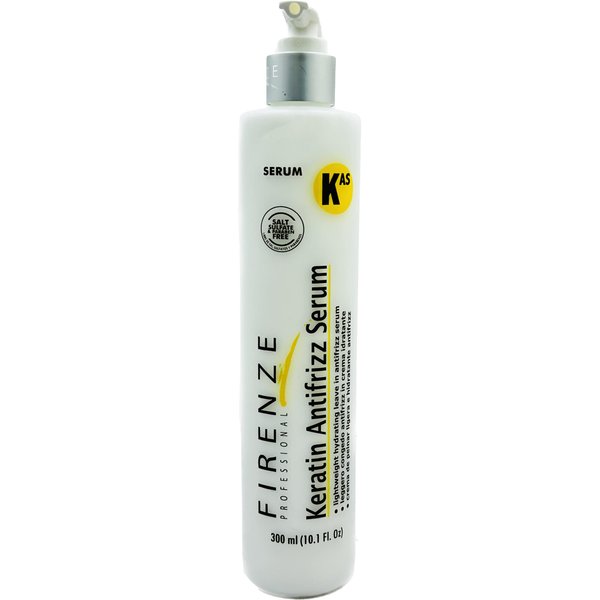 Firenze Professional Keratin (KAS) Hydrating Antifrizz Serum 300ml/10.1fl oz- Free Lip Gloss