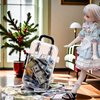 300 PCS/20 Bundles Mini Doll Money Mini Dollar Bill Model Simulation Luggage case Toys Dollhouse Accessories Surprise Gift Miniature Scene Props Christmas Party Favors