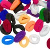 Elastic Hair Band Hair tie Made of Cotton and No Crease Hair Ties for womens/Perfect Suitable for Ponytail Holder for Women multi-color (pack of 4)