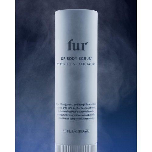 Fur KP Body Scrub - Powerful Scrub for Keratosis Pilaris or Rough Patches to Smooth and Clear Skin using Lactic Acid and Physical Exfoliants While Hydrating and Moisturizing the Skin - 180 ml