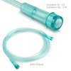 3 Pack Oxygen Mask for Face Adult with 6.6' Tube & Adjustable Elastic Strap - Size S+M+L