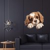 Harrier Wall Decals Pet Dogs Wall Sticker Vinyl Mural Decals Reusable Home Decals for Classroom Bike Backdrop Wall Art Holiday Decorations 18in
