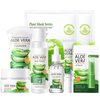 8Pcs Skin Care Products Set, Aloe Vera Skin Care Sets, Skin Care Gift Set for Women Girls, Skincare Routine Set, Face Care Kit with Cleanser, Mask, Toner, Serum, Lip Balm, Eye Cream, Moisturizer