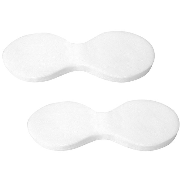 200 Sheets Disposable Eye Mask Paper Natural Silk Care Patches Paper Eye Covers DIY Clear Cotton Spa Eye Pads for Facials Woven Eye Care Cotton Paper for Cosmetic Facial Paper Sheet Eye