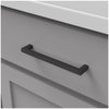 Hickory Hardware 1 Pack Solid Core Kitchen Cabinet Pulls, Luxury Cabinet Handles, Hardware for Doors & Dresser Drawers, 6-5/16 Inch (160mm) Hole Center, Stainless Steel, Skylight Collection