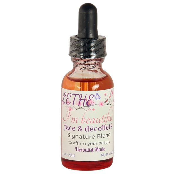 LETHE Active Botanical Serum | Brighter Tighter Smoother Skin | Cell Renewing Serum | Wrinkle Free Skin | VEGAN | Herbalist Made with 28 Active Extracts & Essential Oils Neroli, Prickly Pear Seed Oil