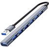 USB Hub 3.0 with 7 Ports, VIENON Aluminium USB 3.0 Hub USB Splitter Extender for for Laptop, PC, MacBook, Mac Pro, Mac Mini, iMac, Surface Pro and More