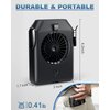 Portable Fan 10000mAh Rechargeable, Stsase Mini Waist With Max 24H Working Time, 3 Speeds 5100RPM Strong Airflow Wearable Personal Clip Belt for Outdoor, Jobsite, Farms, Traveling, Fishing
