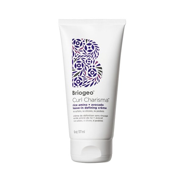 Briogeo Curl Charisma Curl Cream, Anti Frizz Hair Styling Products for Curly Hair, Curl Creme Moisturizer for Wavy Hair, 6 fl oz