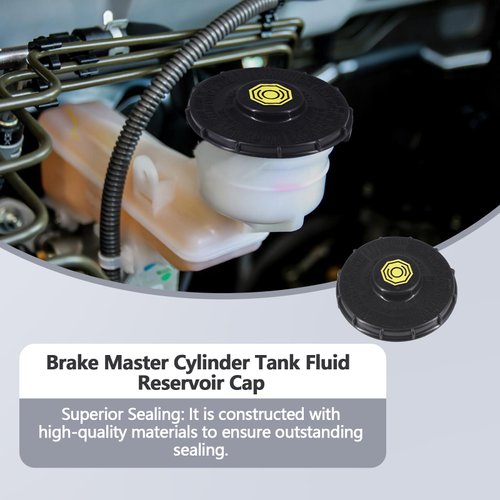 Brake Master Cylinder Tank Fluid Reservoir Cap Fits for Honda Parts Accessories Replaces 46662-SLE-J01 46662-SLE-J01 46662-SDC-A02 46662-S8A-003