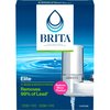Brita Faucet Mount System, Water Faucet Filtration System with Filter Change Reminder, Reduces Lead, Made Without BPA, Fits Standard Faucets Only, Elite, Chrome, Includes 1 Replacement Filter