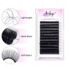 Aorbige Cashmere Lash Extensions C CC D DD L B J M Curl 0.03-0.20 thickness, Super Soft Matte Black Individual Eyelashes Tray, Premium Lashes Volume Eyelash Extensions 10-17MM (J-0.05, 10-17mm)