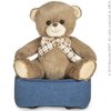 Naturally KIDS Teddy Bear Backpack, Teddy Bear Stuffed Animal, Bear Toys 3 Year Old Boys Girls