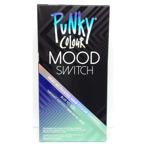 Punky Colour Blue To Teal Mood Switch Heat Activated Hair Color Change, Temporary Hair Effect