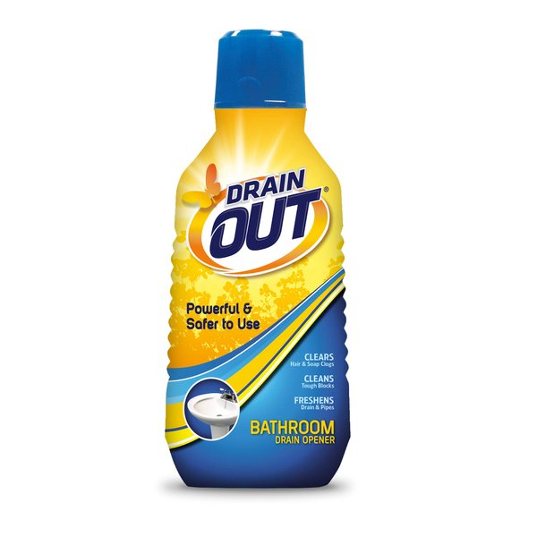 Drain OUT Bathroom Drain Cleaner, Hair & Soap Scum Clog Remover, Drain Opener (DOB06N)
