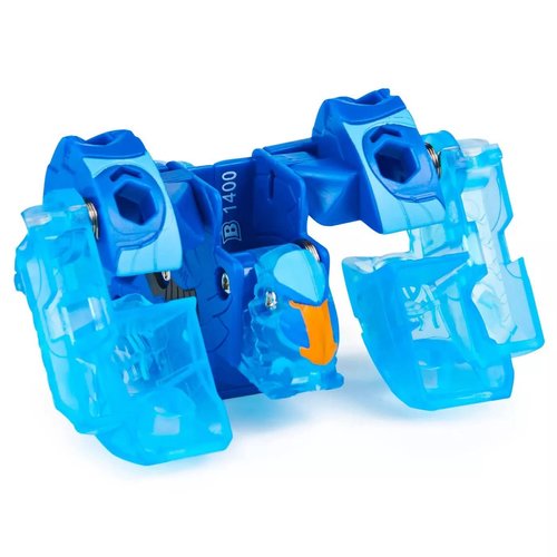 Bakugan Geogan Rising 2021 Aquos Babadrill Geogan (Viloch Combiner Part 5 of 7) Collectible Action Figure and Trading Cards