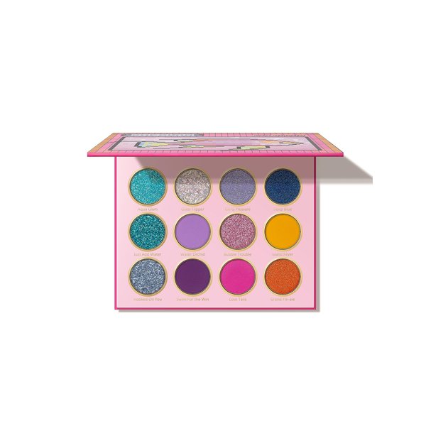 SHEGLAM Fin Within Glitter Eyeshadow Palette Long Lasting High Pigmented 12-Clolor Metallic Shimmer Eye Shadow Makeup