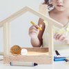Toyvian 2 Sets of Miniature Baseball Bat Glove and Ball Baseball Cake Decorations for Doll House Accessories Party Favors