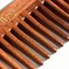 TAN MUJIANG Hair Comb Wide Tooth Natural Wood Anti-static 1pc