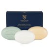 Caswell-Massey Triple Milled Heritage Presidential Three-Soap Set, Natural Bar Soap for Men, Moisturizing Men’s Luxury Body & Face Soap, 164g Soap Bars (3 Soap Set)