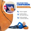 Plush Basketball | Fluffy Stuffed Basketball Plush Toy | Soft Stuffed Basketball Plush | Basketball Plush Toys | Gift for Toddler Boys | 8” Diameter