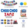 Train 2nd Birthday Party Decorations Supplies for 2 Year Old Boy - Choo Choo Im Two Balloons Happy Birthday Banner for Chugga Chugga Two Two Railroad Party Decorations 2nd Birthday Party Supplies