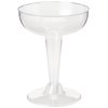 Elegant Party Pack Clear Plastic Champagne Glasses - 4 oz. (32 Pcs.) - Perfect for Home, Weddings & Events
