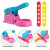 Dough Tools for Kids, 41Pcs Dough Toys Include Play Food Molds - Cupcakes, Ice Cream, Burger, Fries, Noodle, Play Bulk Pack with Roller, Cutters, Scissor, Dough Mat and Storage Bag Gifts (Tools)