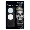 Mehron Makeup Tri-Color Character Makeup Palette | Halloween, Special Effects and Theater Cream Makeup FX Palette | Face Paint Makeup .7 oz (20 g) (Skeleton)