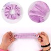 Gradient scrunchies Premium Velvet Macaron Theme Hair Scrunchies Tie Bobbles Rainbow Hair Bands Scrunchy Hair Tie Ropes Lce Cream Color for Women Hair Elastic Bandss (12 PCS Multi-colored)