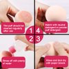 wiiAiloo 2 Pieces Makeup Sponge Makeup Blending Sponge Mushroom Powder Puff with Case and Handle for Foundation, Concealer and Powder