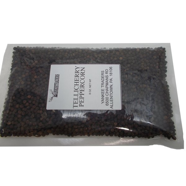 Yankee Traders Brand, Tellicherry Whole Peppercorns ~ 1/2 Lb Bag