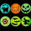 NEWBEA 72 Halloween Theme Designs Bouncing Balls - Glow in The Dark Bouncy Party Favors Supplies for Kids, Trick or Treating Goodie