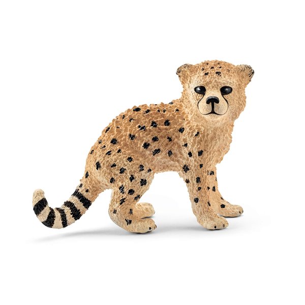 Schleich Wild Life, Animal Figurine, Animal Toys for Boys and Girls 3-8 years old, Cheetah Cub, Ages 3+