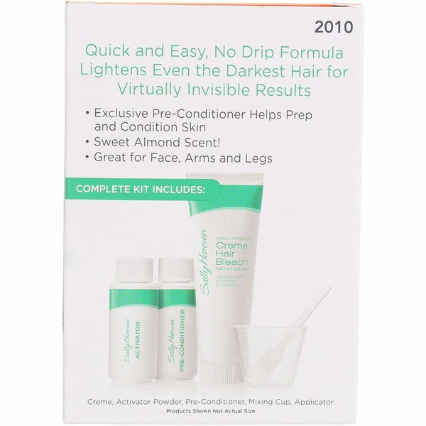 Sally Hansen Extra Strength Creme Hair Bleach For Face & Body, 1.5 Ounce (Pack of 3)